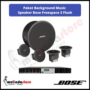 Paket Sound System Background Music Speaker Bose Freespace 3 II Flush | 4 speaker